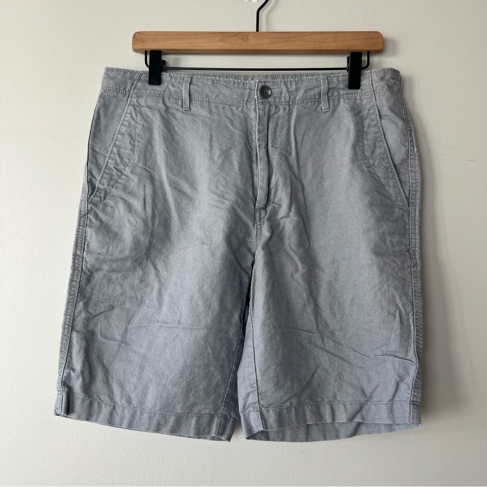 Calvin Klein Linen‎ Blend Gray Shorts 32